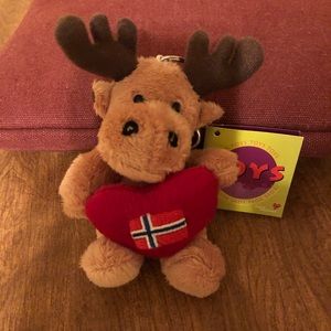 Moose keychain from Norway